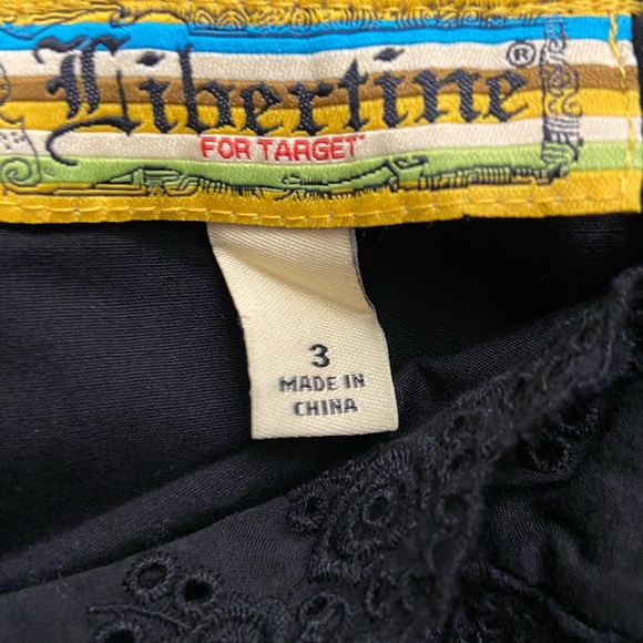 Libertine Target black embroidered and eyelet mini dress - Picture 4 of 4